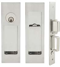 Linear Pocket Door Keyed Entry, INOX FH27PD8450