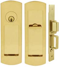 Arc Pocket Door Keyed Entry, INOX FH29PD8450
