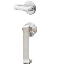 ADA Compliant Osaka Sliding Door Privacy Set, INOX PD9540XGT346