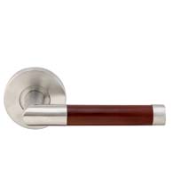 Cabernet Wood and Stainless Lever, INOX RA213