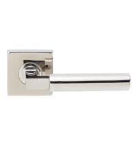 Aurora Stainless Steel Lever with Square Rose, INOX SE221