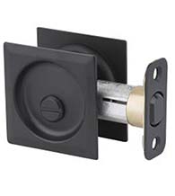 Square Pocket Door Privacy Set, Kwikset 335-SQT
