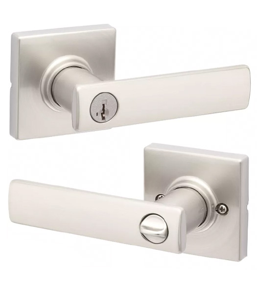 Kwikset Breton Square Rose Lever