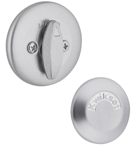 Single Sided Deadbolt With Exposed Outside Trim, Kwikset 667