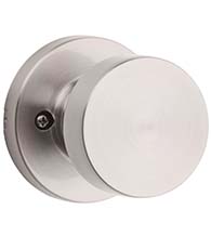 Pismo Knob with Round Rosette, Kwikset PSKRDT