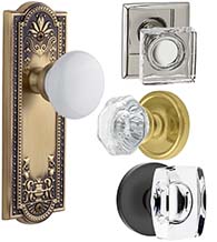 Glass and Porcelain Door Knobs