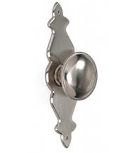 Traditional Cabinet Knob with Backplate, Laurey 221-222