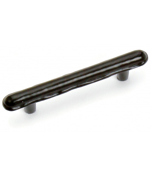Hammered Matte Black Cabinet Pull - Doorware.com