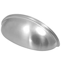 Polished Chrome Newport Cup Pull, Laurey 52426