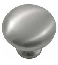 Satin Nickel 1-1/4 Diameter Cabinet Knob, Laurey 55559