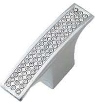 Bellagio Crystal Polished Chrome Long Knob, MNG 18126