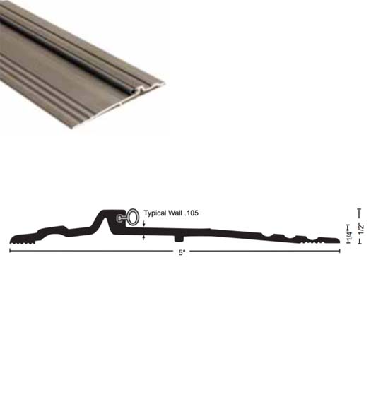 5 x 1/2 x 72 Bumper Threshold, NGP 896V72