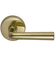 Chic Solid Brass Lever with Round Rose, Omnia 368/00
