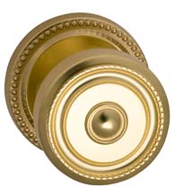 Fancy Beaded Door Knobset, Omnia 430/00
