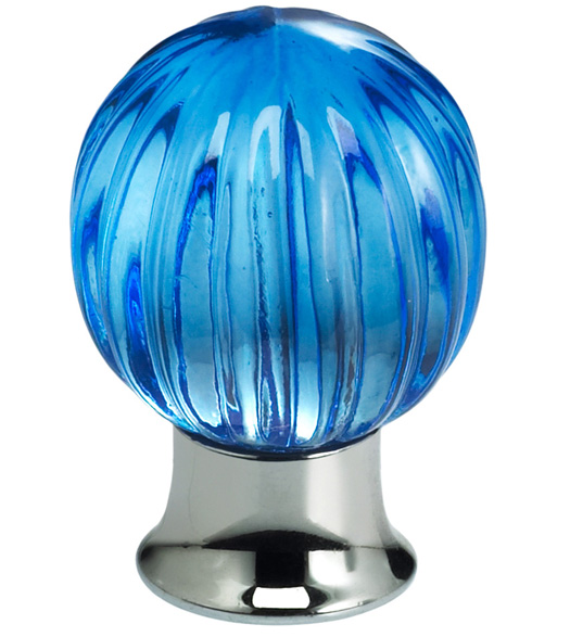 Globe Colored Glass Knob