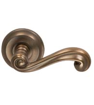 Elegant Scroll Door Lever, Omnia 55/00