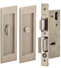 Traditional Pocket Door Privacy Set, Omnia 7037/L