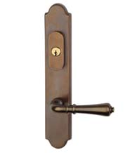 Arched American Cylinder Patio Door Trim Set, Omnia 71000ACA