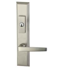Square American Cylinder Patio Door Trim Set, Omnia 72000ACA