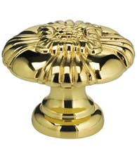 Ornate Crest Cabinet Knob, Omnia 7417