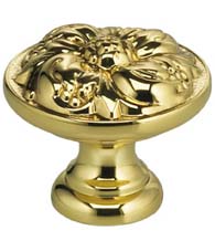 Floral Cabinet Knob, Omnia 7434