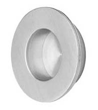 1-3/8 Round Brushed Stainless Steel Flush Pull, Omnia 7502/35