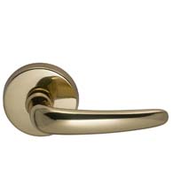 Simple Solid Brass Lever, Omnia 762/00