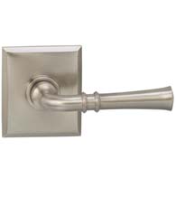 Fluted Lever With Rectangular Rose, Omnia 785RT