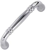 Traditional Ridged Cabinet Pull, Omnia 9040