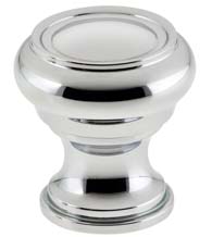 Concave Center Traditional Cabinet Door Knob, Omnia 9045