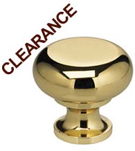 1 Inch Simple Cabinet Knob, Omnia 9100/25