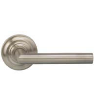 Sleek Lever With Stepped Round Rose, Omnia 912TD
