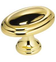 Oval Cabinet Knob, Omnia 9163