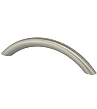 Smooth Curve Stainless Steel Cabinet Pull, Omnia 9450