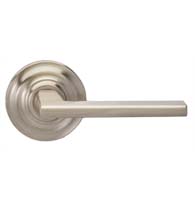 Contemporary Lever with Traditional Round Rose, Omnia 925TD
