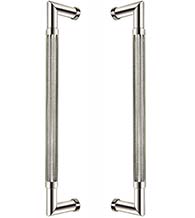 Back-to-Back Knurled Door Pull Set, Omnia BTB-9037P