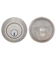 Stainless Steel Deadbolt for 1-3/4 Inch Bore Hole, Omnia D9002