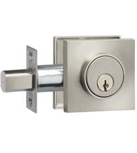 Modern Square Deadbolt, Omnia SQRDB