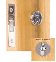Modern Single Cylinder Mortise Deadbolt, Omnia 041M