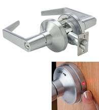 Schlage Commercial S40D-JUP-626-16-203-10-027 S40D Jupiter Bath/Bedroom  Privacy Lock - Nexlar E-Commerce