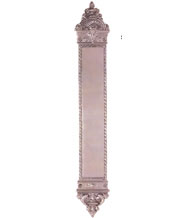 Large New Orleans 3 x 19-5/8 Push Plate, Grandeur PSHNOL