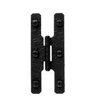 4-1/2 Inch Rough Iron H Hinge, Acorn RHBBQ