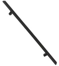 Matte Black 48 Inch Rectangular Door Handle