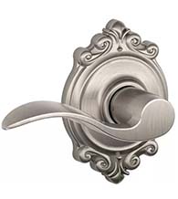 Accent Lever With Brookshire Rose, Schlage F-ACC-BRK