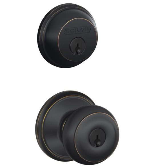 Keyed Entry Knob and Deadbolt Set