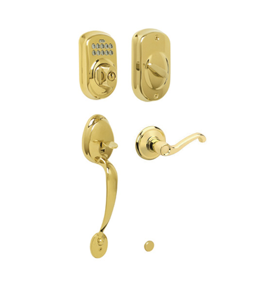 Plymouth Keypad Handleset With Flair Lever