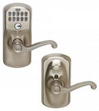 Plymouth Keypad Entry Flex-Lock With Flair Lever, Schlage FE595PLYFLA