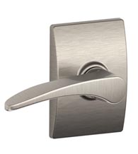 Manhattan Lever With Century Rose, Schlage F-MNH-CEN