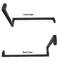 12 x 24 Glass Door Pull Handle Set, SD-SQPP12X24