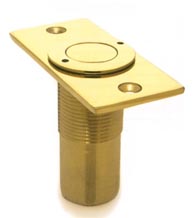 Dust Proof Solid Brass Door Bolt Strike, Deltana SPDP278
